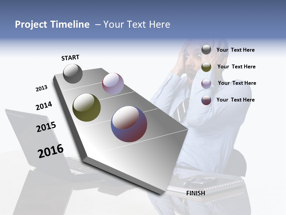 System White Remote PowerPoint Template