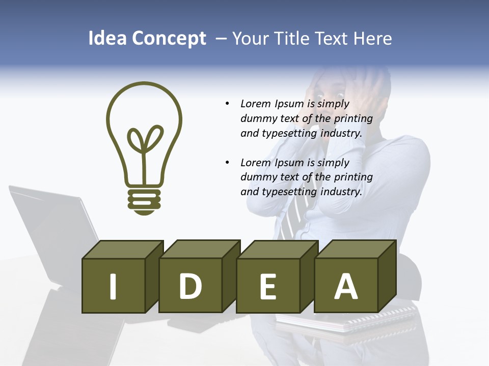 System White Remote PowerPoint Template