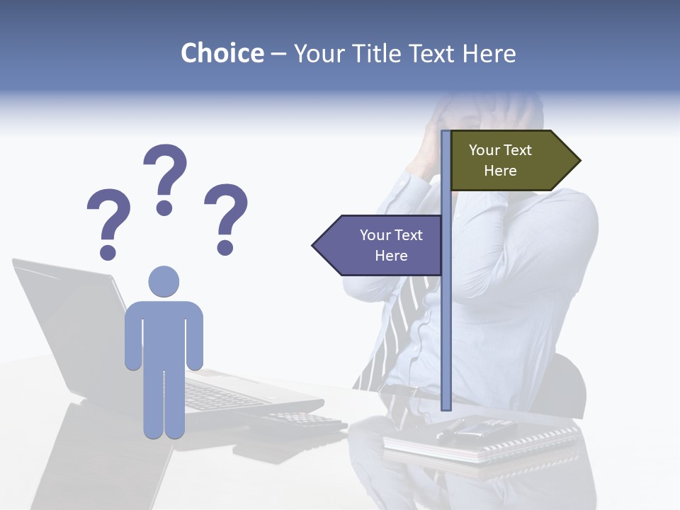 System White Remote PowerPoint Template