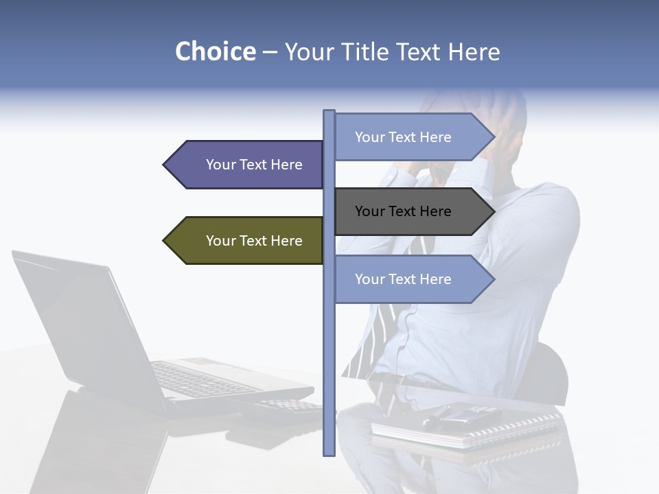System White Remote PowerPoint Template