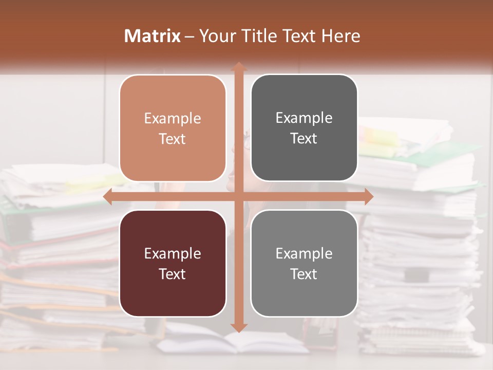 Equipment Cool House PowerPoint Template