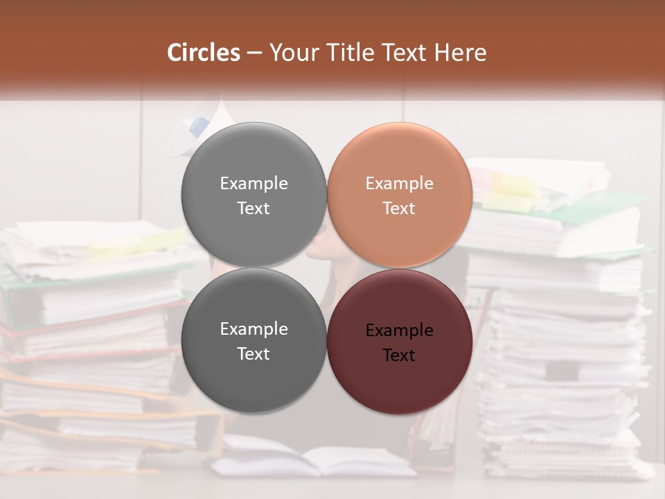 Equipment Cool House PowerPoint Template