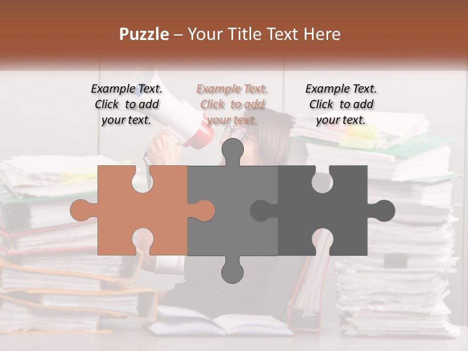 Equipment Cool House PowerPoint Template