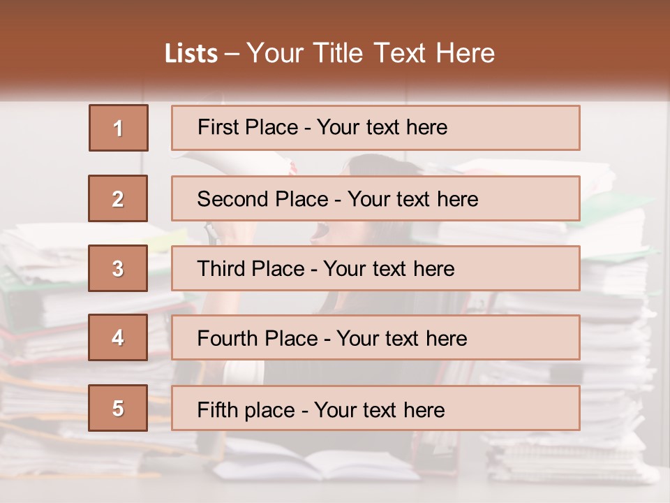 Equipment Cool House PowerPoint Template