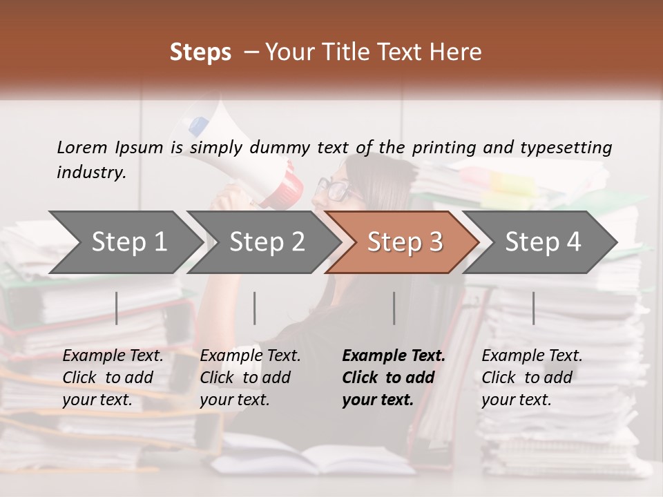 Equipment Cool House PowerPoint Template