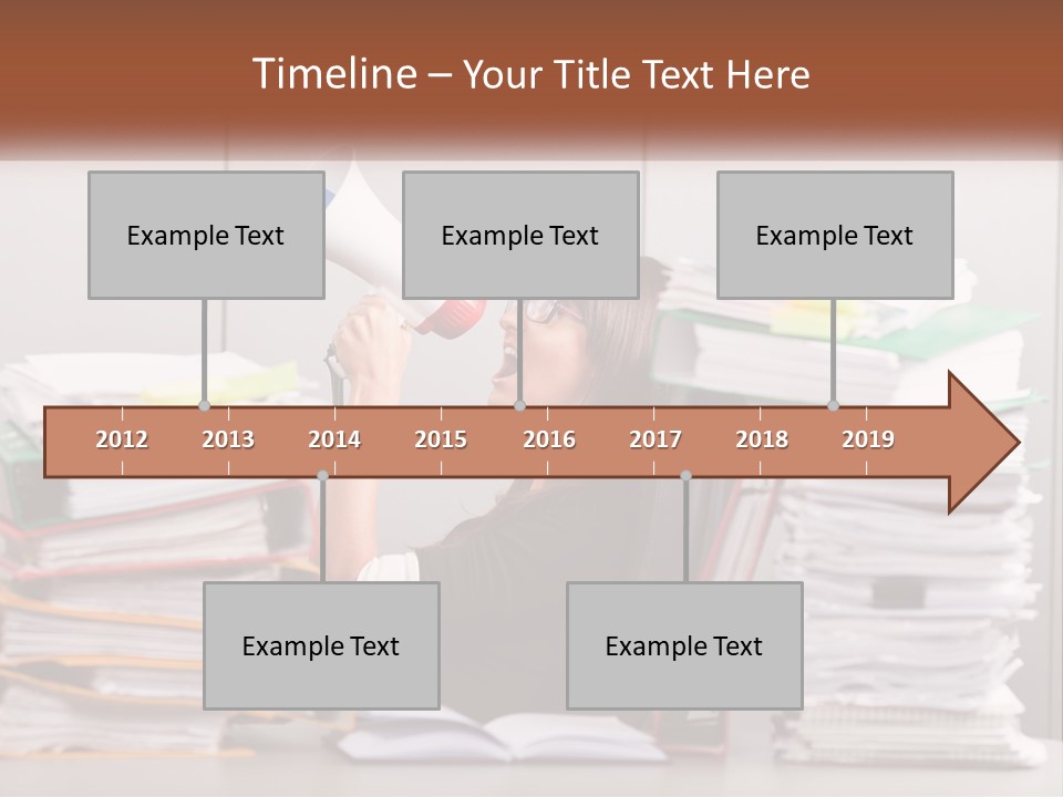 Equipment Cool House PowerPoint Template