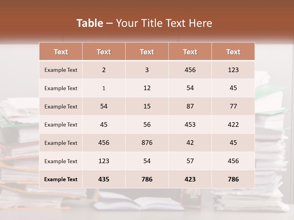 Equipment Cool House PowerPoint Template