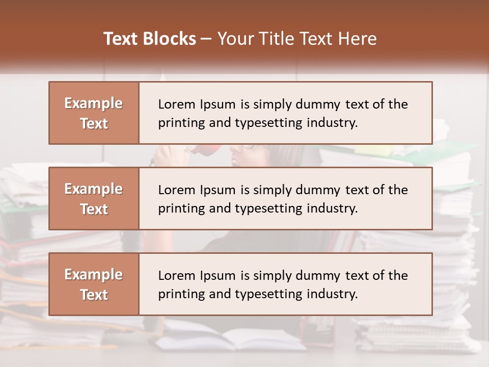 Equipment Cool House PowerPoint Template