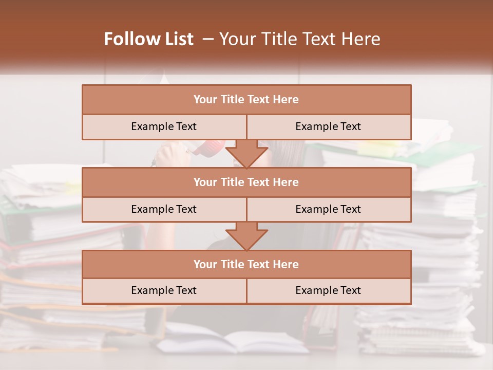 Equipment Cool House PowerPoint Template