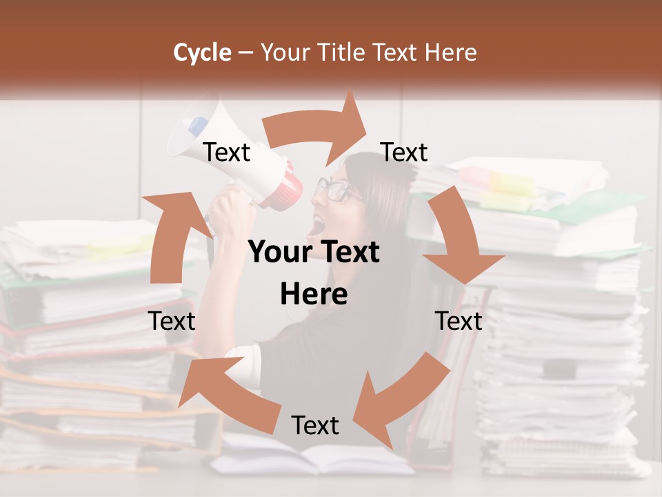 Equipment Cool House PowerPoint Template