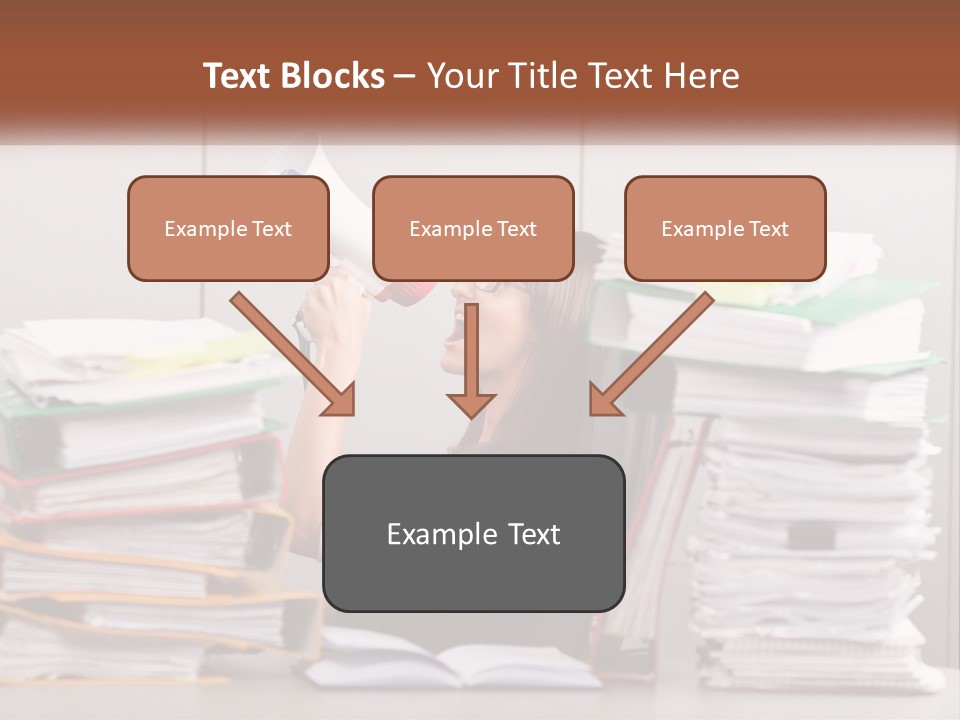 Equipment Cool House PowerPoint Template