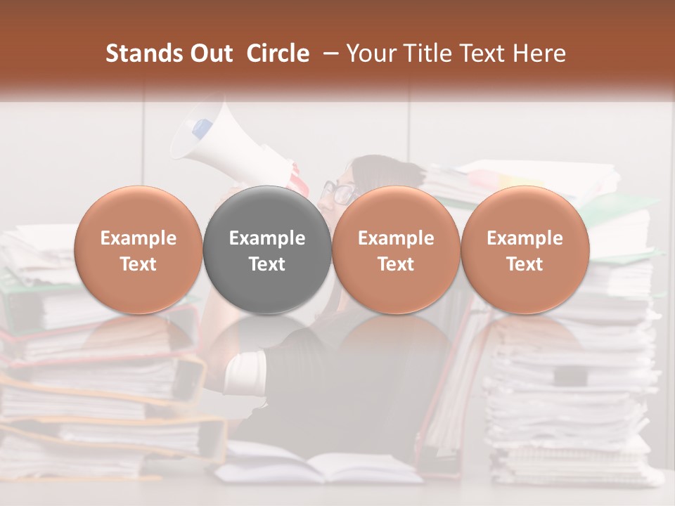 Equipment Cool House PowerPoint Template