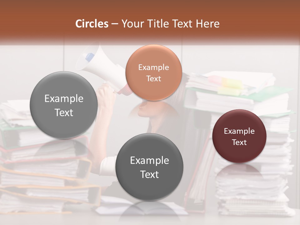 Equipment Cool House PowerPoint Template