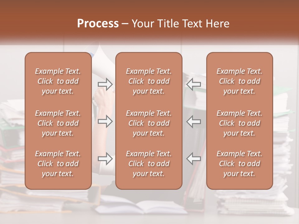 Equipment Cool House PowerPoint Template