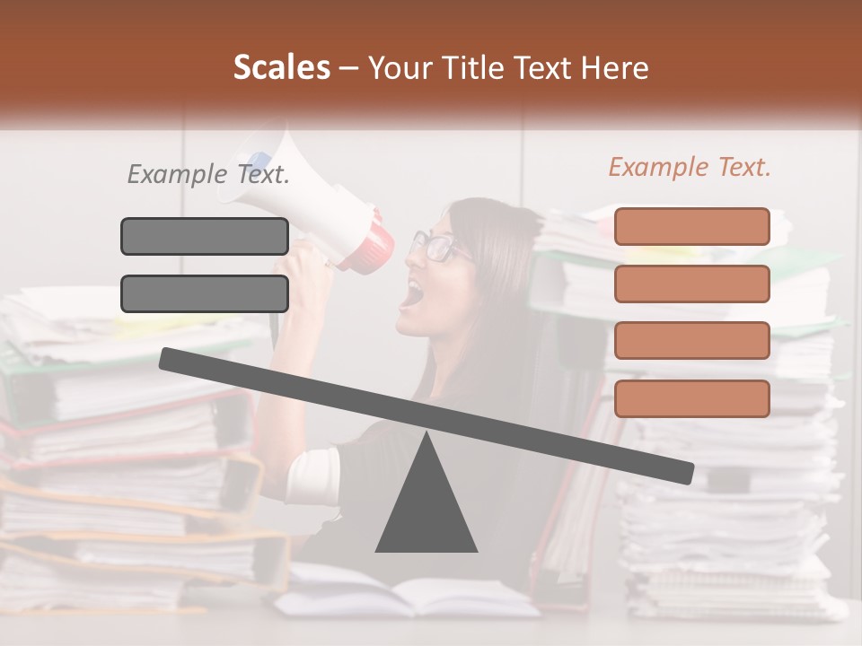 Equipment Cool House PowerPoint Template