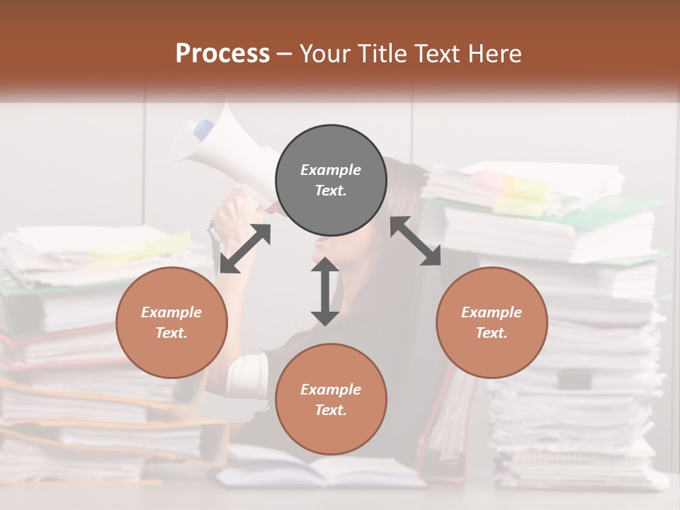 Equipment Cool House PowerPoint Template
