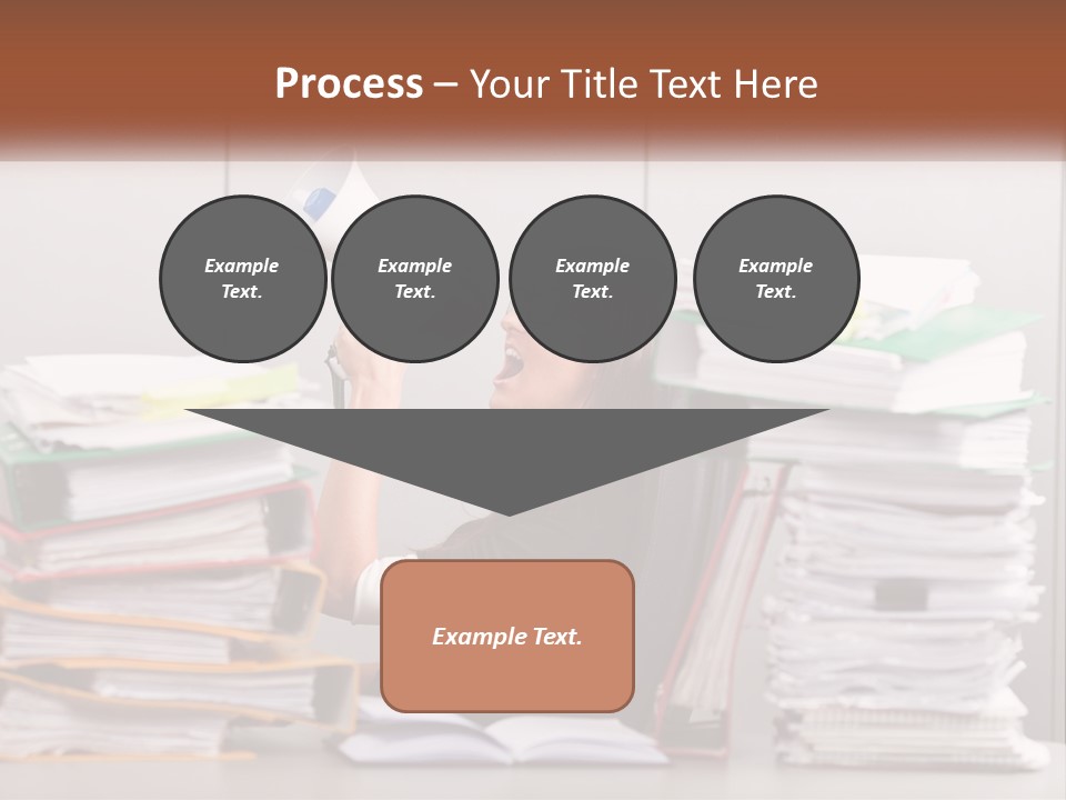Equipment Cool House PowerPoint Template