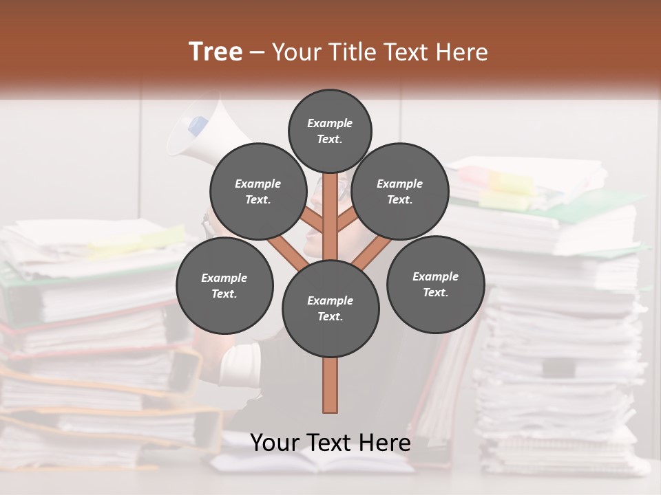 Equipment Cool House PowerPoint Template