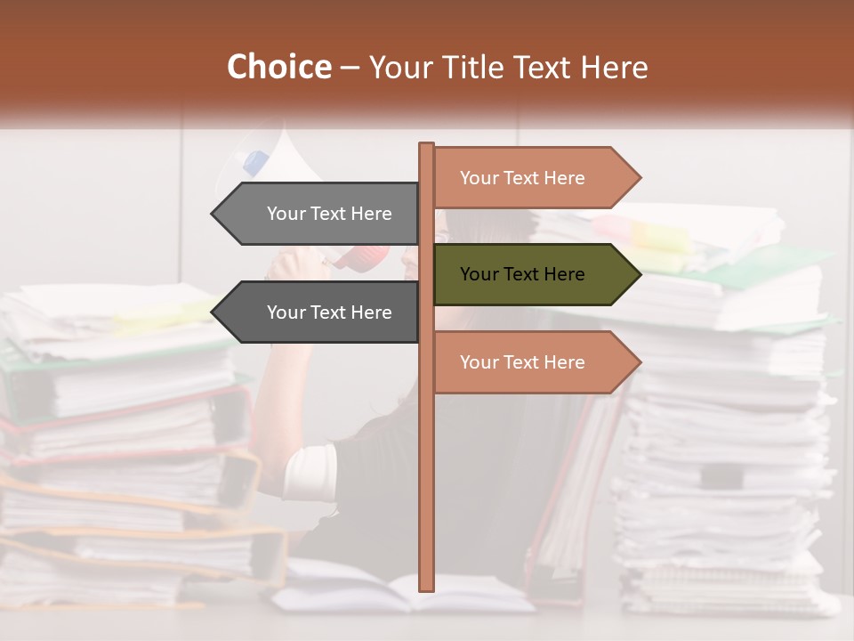 Equipment Cool House PowerPoint Template