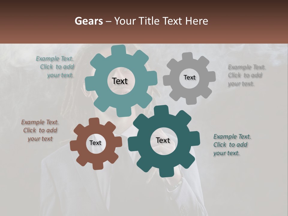 Technology Equipment White PowerPoint Template