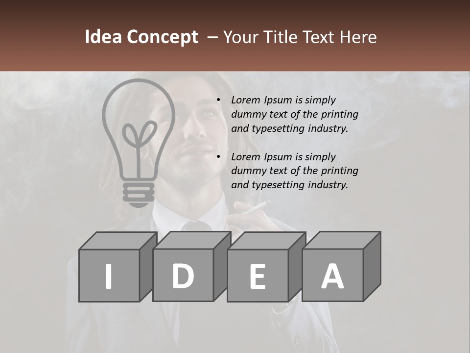 Technology Equipment White PowerPoint Template