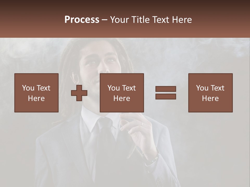 Technology Equipment White PowerPoint Template