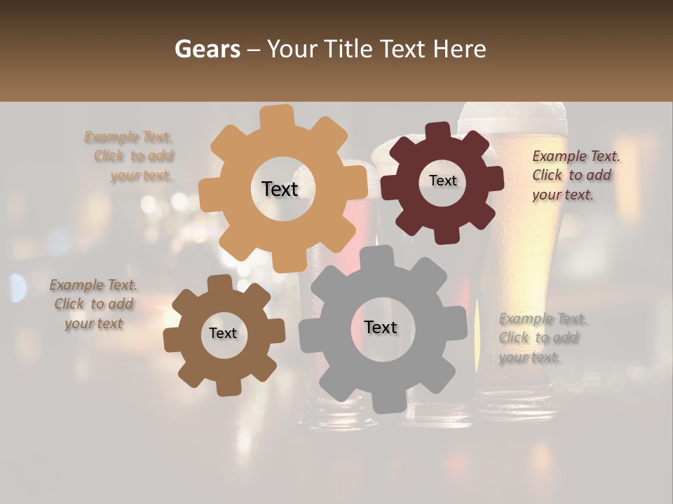 White Switch System PowerPoint Template