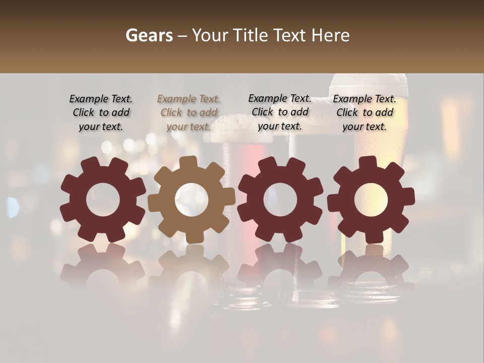 White Switch System PowerPoint Template