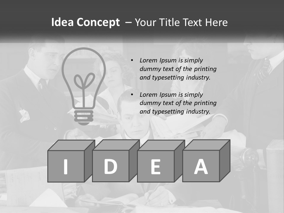 Switch Condition Technology PowerPoint Template