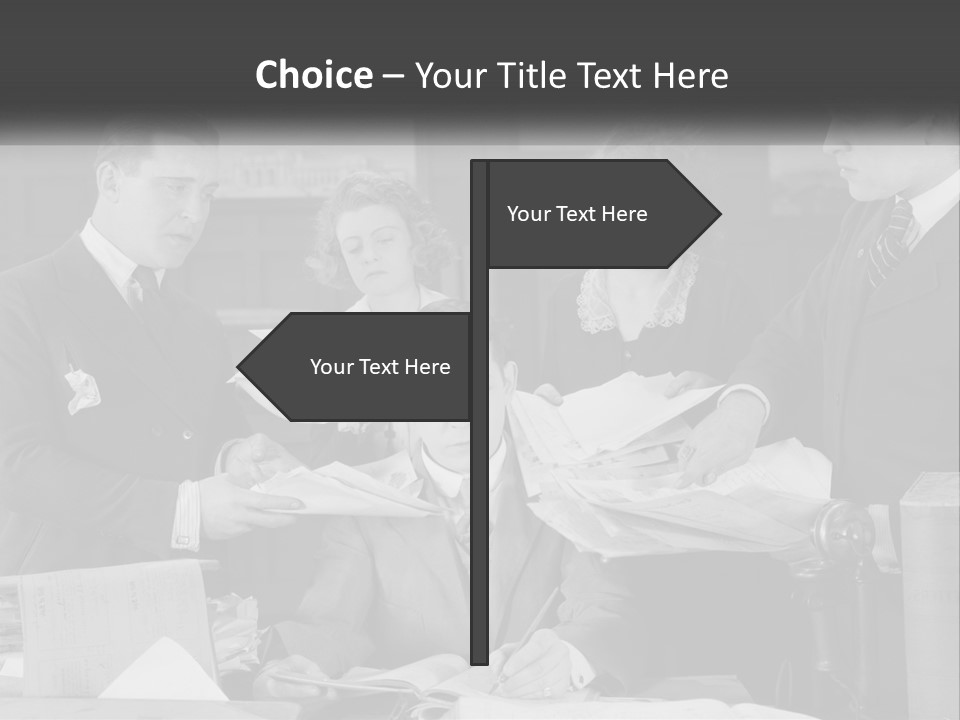 Switch Condition Technology PowerPoint Template