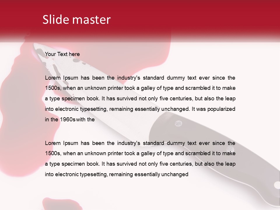 Cold Energy Power PowerPoint Template