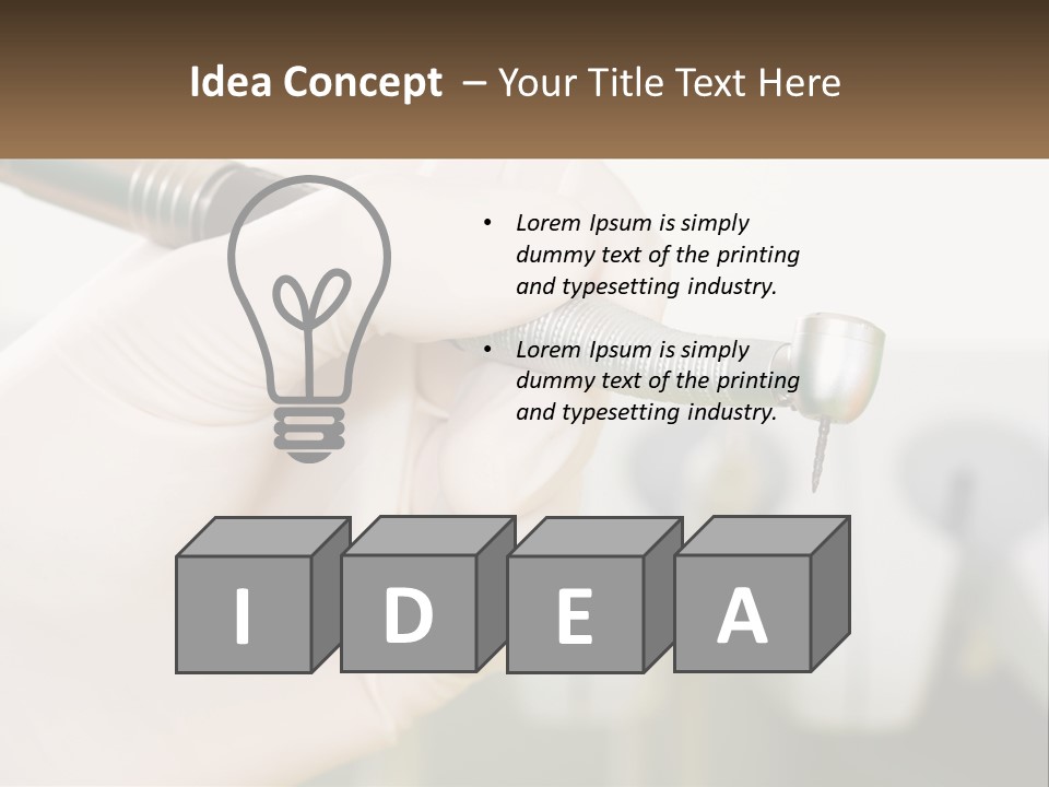 Power Switch Cool PowerPoint Template