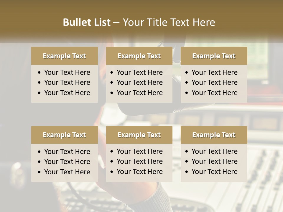 Part Condition Supply PowerPoint Template