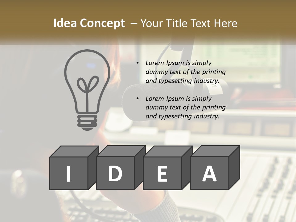 Part Condition Supply PowerPoint Template
