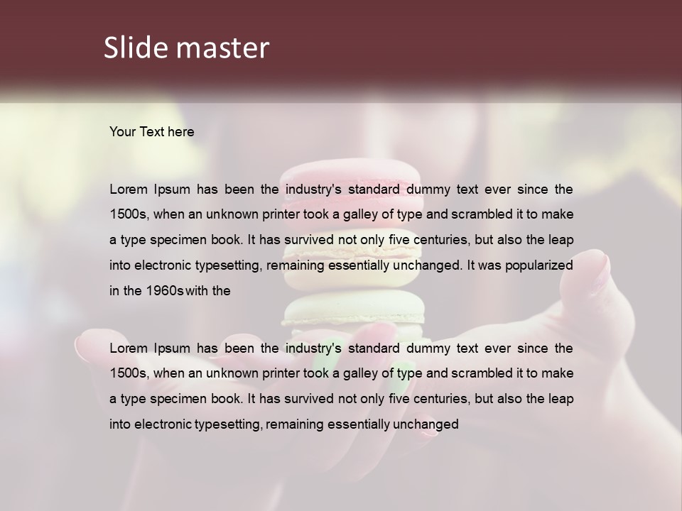 White Switch Unit PowerPoint Template