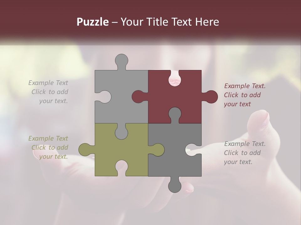 White Switch Unit PowerPoint Template
