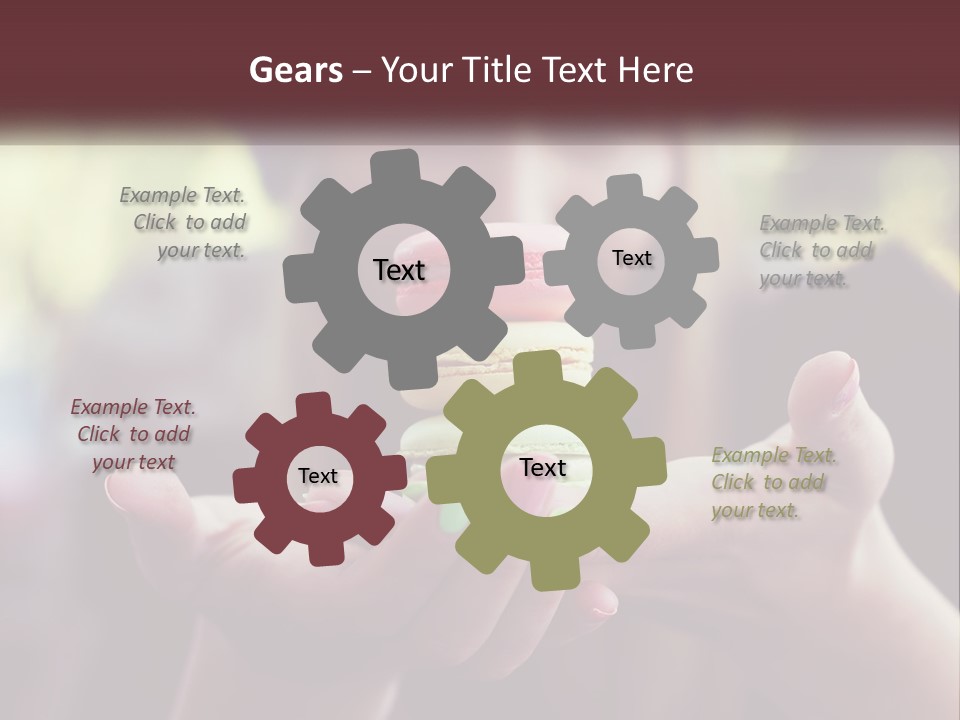 White Switch Unit PowerPoint Template