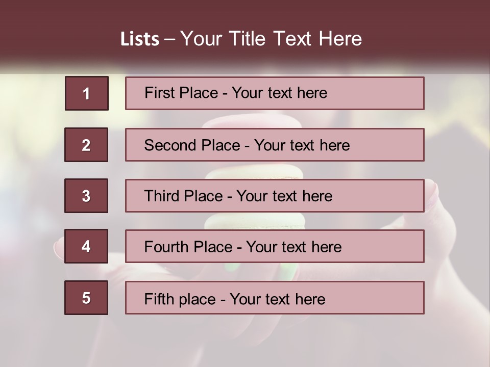 White Switch Unit PowerPoint Template