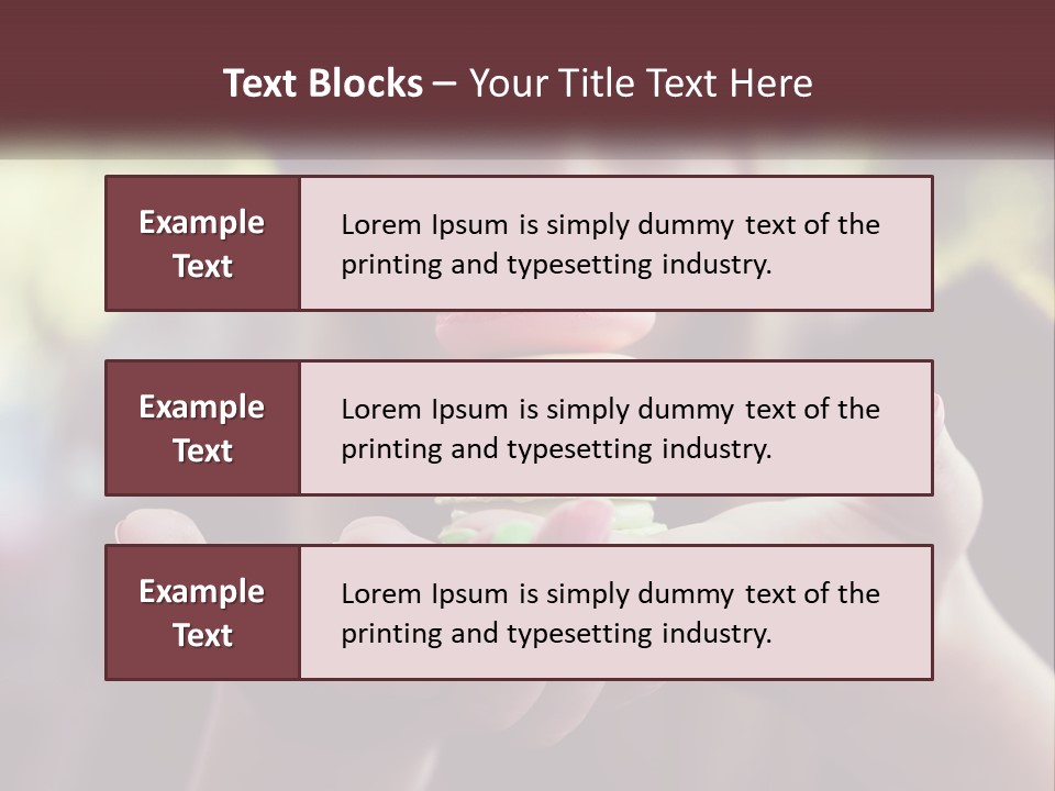 White Switch Unit PowerPoint Template