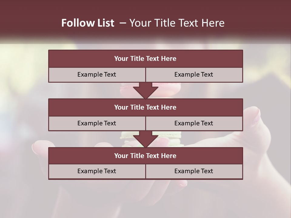 White Switch Unit PowerPoint Template