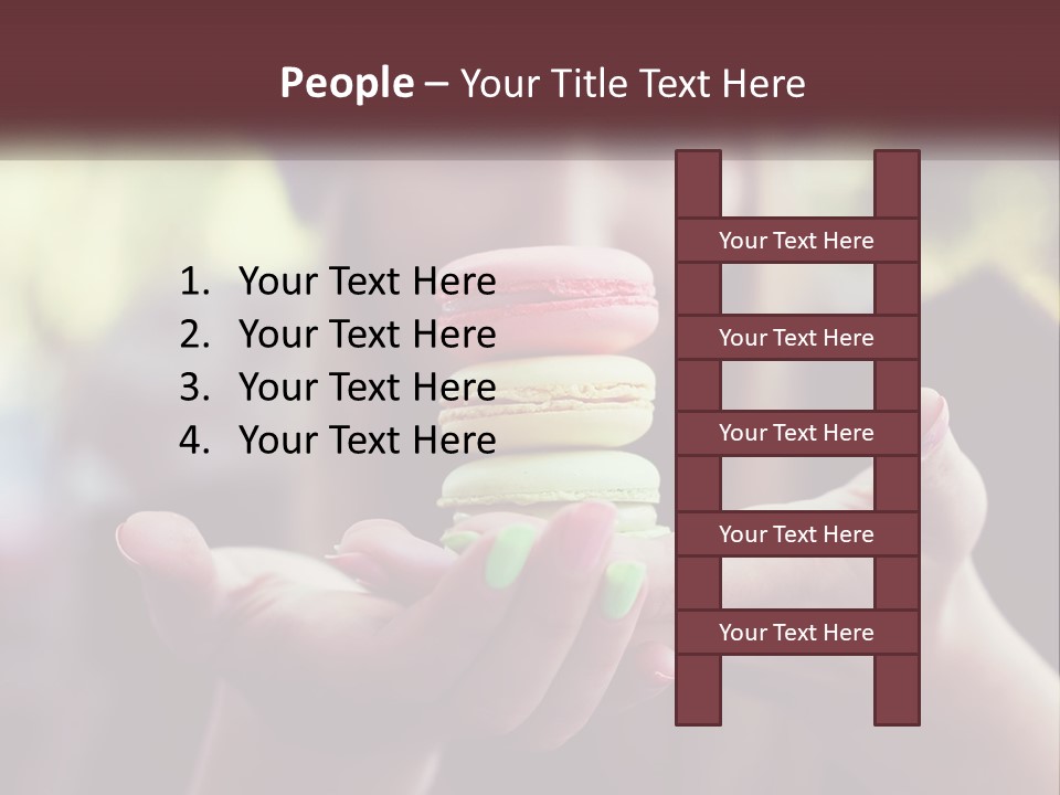 White Switch Unit PowerPoint Template