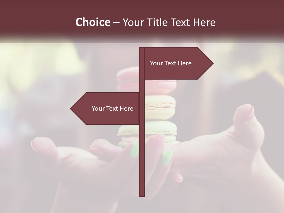 White Switch Unit PowerPoint Template