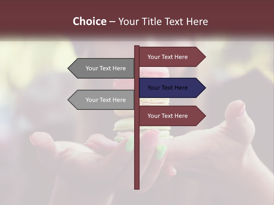 White Switch Unit PowerPoint Template