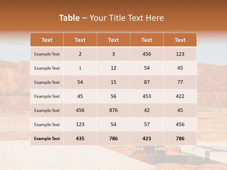 Air Cool Unit PowerPoint Template