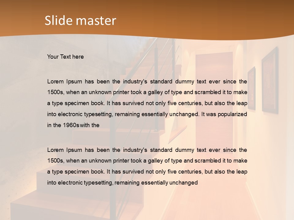 Supply Industry Equipment PowerPoint Template