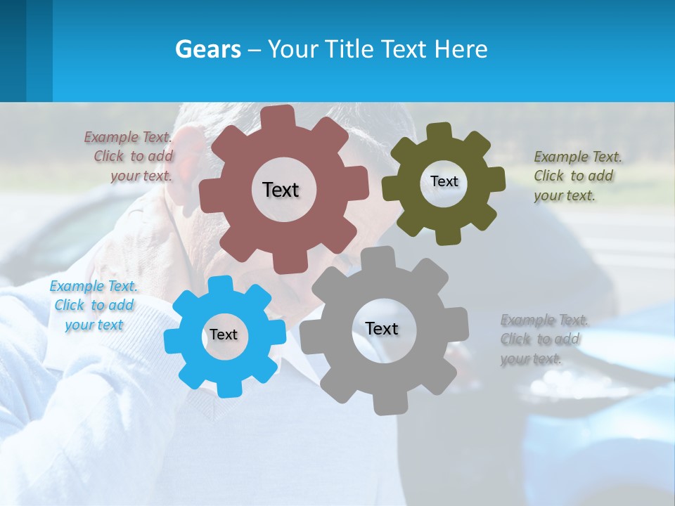 Cooling Equipment Remote PowerPoint Template
