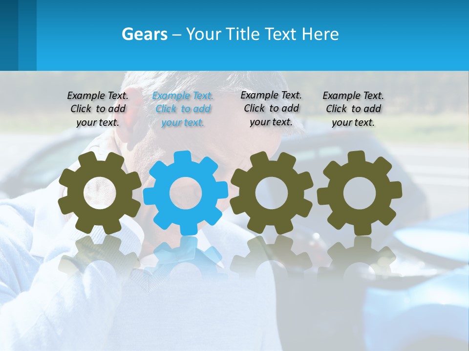 Cooling Equipment Remote PowerPoint Template