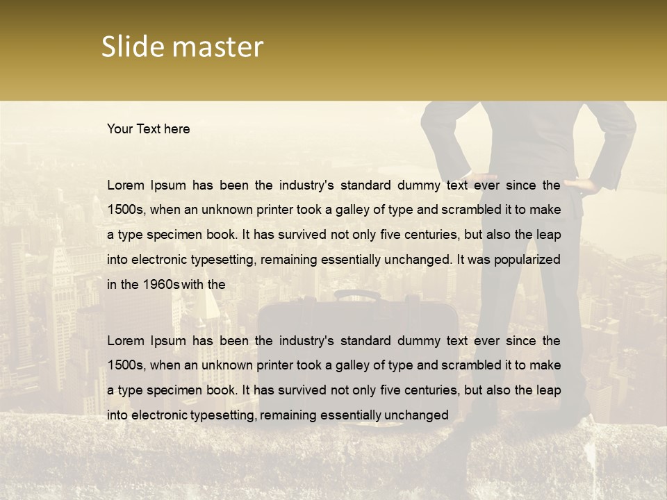 Temperature Industry Power PowerPoint Template