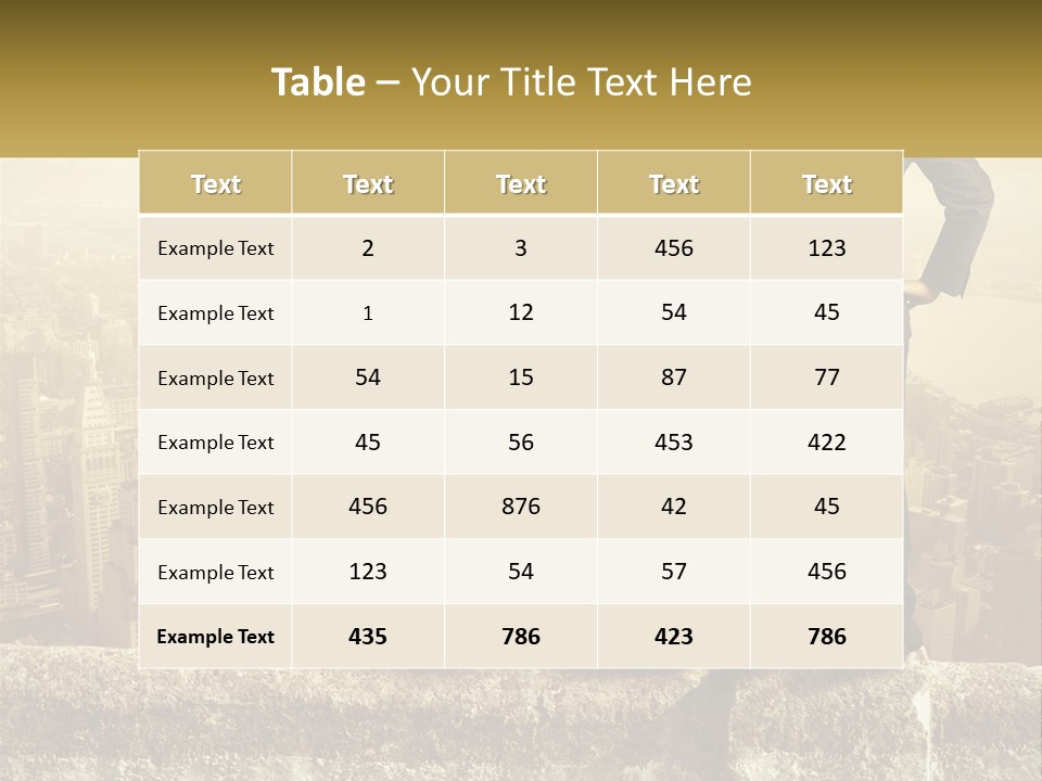 Temperature Industry Power PowerPoint Template