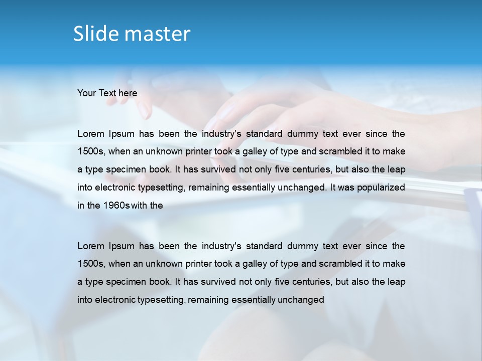 Home Cold Cool PowerPoint Template